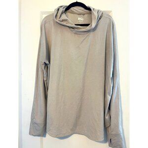 REI Sahara Shade Hoodie in Grey Fin Heather